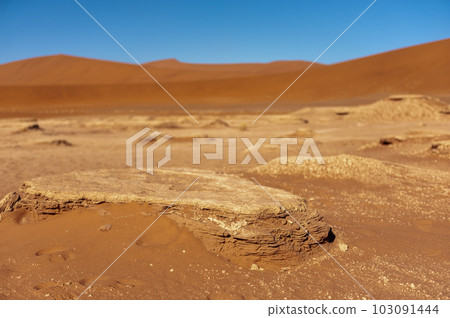 Barren landscape near Deadvlei and sossusvlei Barren landscape near Deadvlei and sossusvlei 103091444