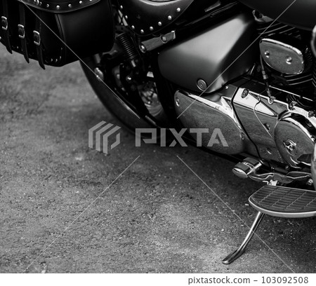 detail of a motorcycle engine 103092508