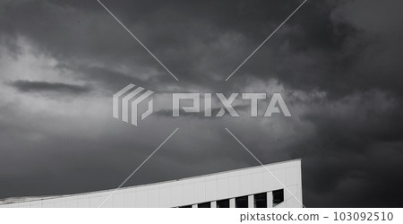 element of a modernist building 103092510