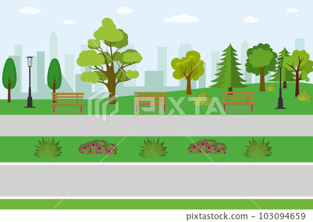 empty public park, 103094659