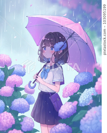 繡球花和女孩 103095199