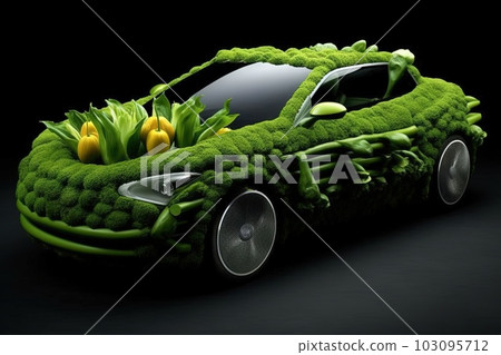 vegetables made Luxury futuristic convertible sport car illustration generative ai vegetables made Luxury futuristic convertible sport car illustration generative ai 103095712