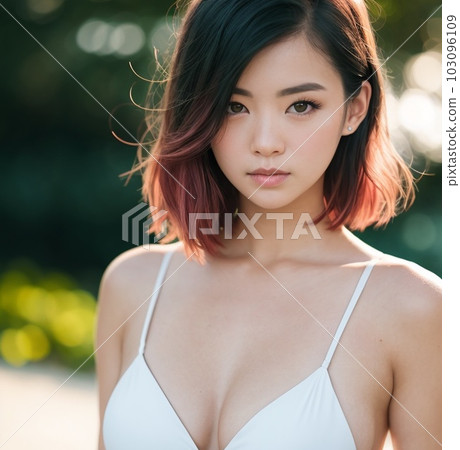 AI image swimsuit gravure Stock Illustration 103096109 PIXTA