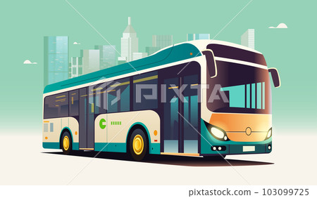 city bus vehicle modern public transport urban and countryside traffic comfortable moving concept city bus vehicle modern public transport urban and countryside traffic comfortable moving concept 103099725