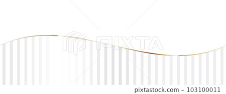 Luxurious striped banner white & gold Luxurious striped banner white & gold 103100011