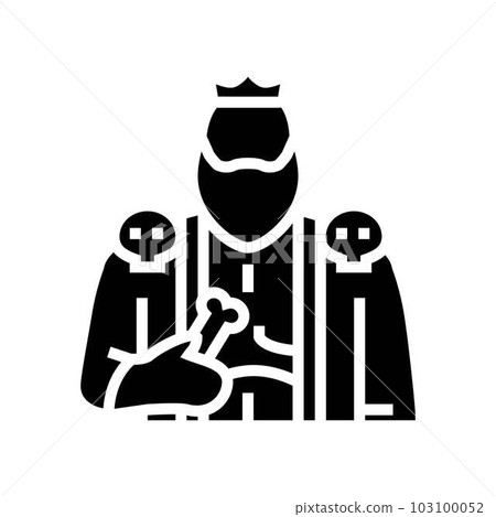 hades greek god mythology glyph icon vector illustration hades greek god mythology glyph icon vector illustration 103100052