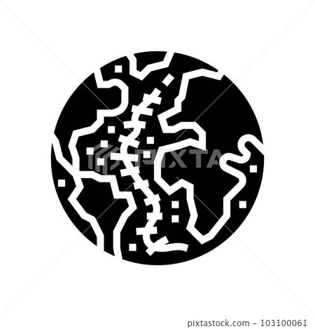 ocean floor mapped future technology glyph icon vector illustration ocean floor mapped future technology glyph icon vector illustration 103100061