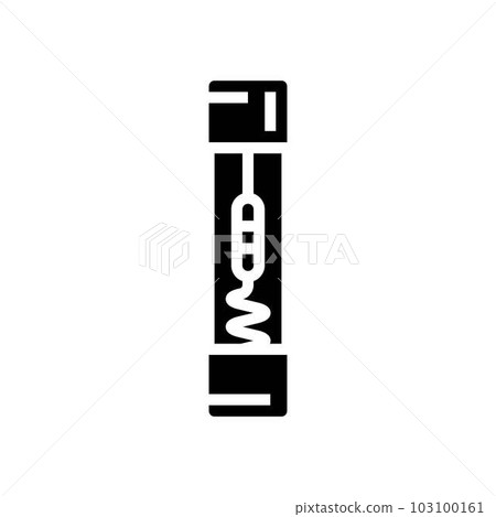 fuse electronic component glyph icon vector illustration fuse electronic component glyph icon vector illustration 103100161
