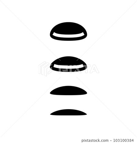 breast implant sizes surgery glyph icon vector illustration breast implant sizes surgery glyph icon vector illustration 103100384