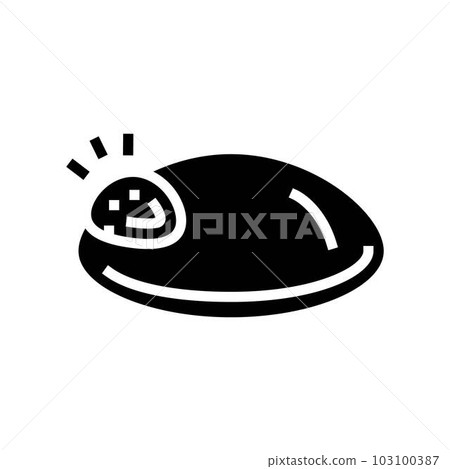 implant rupture surgery glyph icon vector illustration implant rupture surgery glyph icon vector illustration 103100387