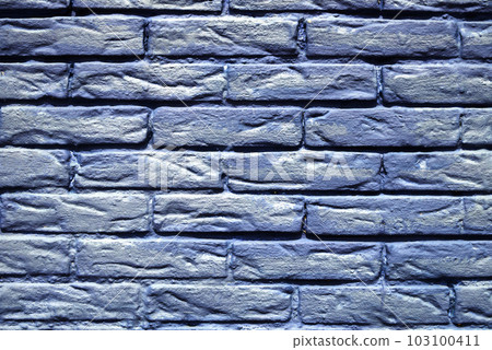 Blue bricks wall ideal for background Blue bricks wall ideal for background 103100411