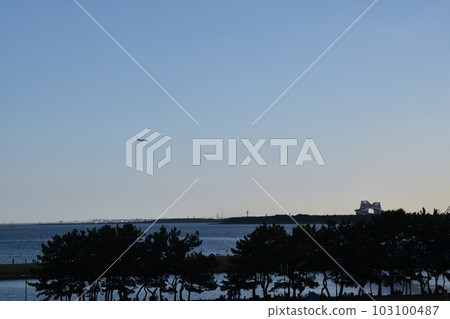 黃昏的葛西臨海公園，東京 103100487