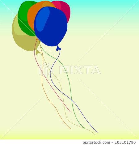 balloon, vector, color 103101790