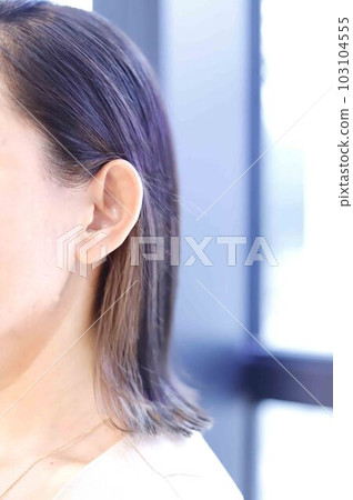 Inner gray hair dyed silver gray! Inner gray hair dyed silver gray! 103104555