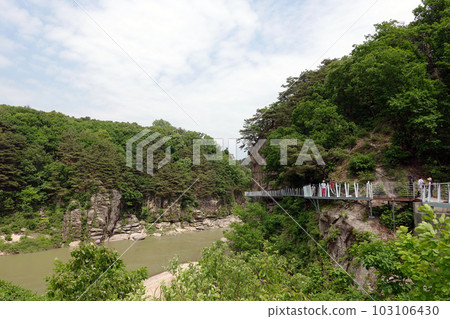 Hantangang Jusangjeolli Cliff, called Korea's Grand Canyon, UNESCO Geopark Hantangang Jusangjeolli Cliff, called Korea's Grand Canyon, UNESCO Geopark 103106430