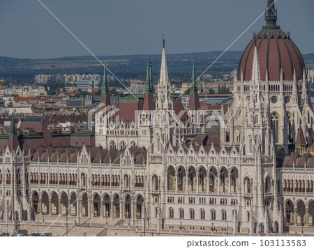 the city of Budapest at the danube river in hungary the city of Budapest at the danube river in hungary 103113583