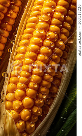 Grains of ripe corn 103115226