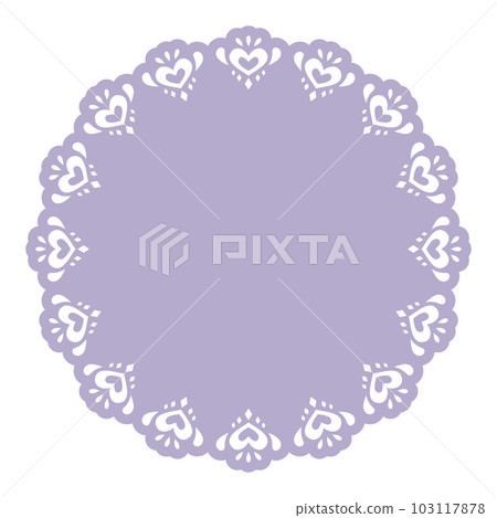 heart lace frame purple heart lace frame purple 103117878