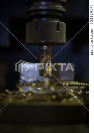 Cutting with an end mill 103119173