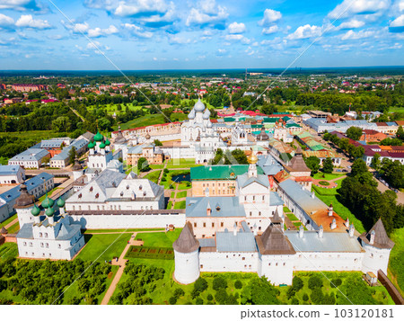 Rostov Kremlin aerial panoramic view, Russia Rostov Kremlin aerial panoramic view, Russia 103120181