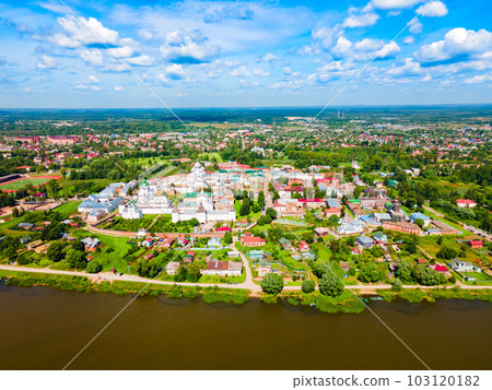Rostov Kremlin aerial panoramic view, Russia Rostov Kremlin aerial panoramic view, Russia 103120182