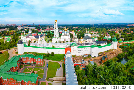 Trinity Lavra in Sergiyev Posad, Russia 103120208
