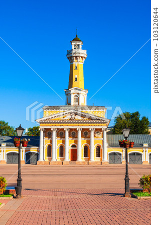 Fire observation tower in Kostroma, Russia Fire observation tower in Kostroma, Russia 103120644