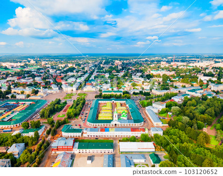 Gostiny Dvor trading rows aerial, Kostroma 103120652