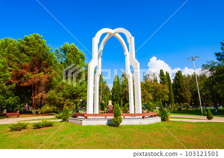 Independence Memorial monument in Pitsunda, Abkhazia 103121501