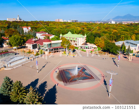 Central square in Yessentuki city, Russia Central square in Yessentuki city, Russia 103121551