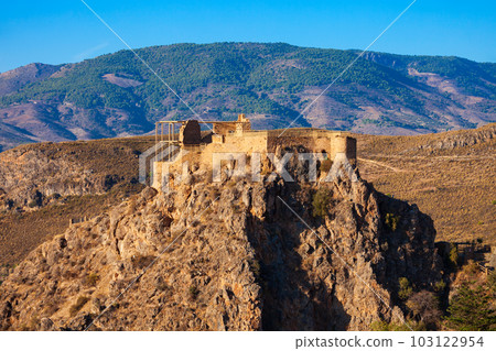 Lanjaron Castle in Alpujarras region in Spain Lanjaron Castle in Alpujarras region in Spain 103122954