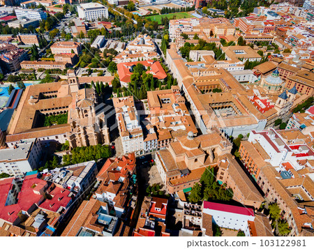 Granada city aerial panoramic view in Spain Granada city aerial panoramic view in Spain 103122981