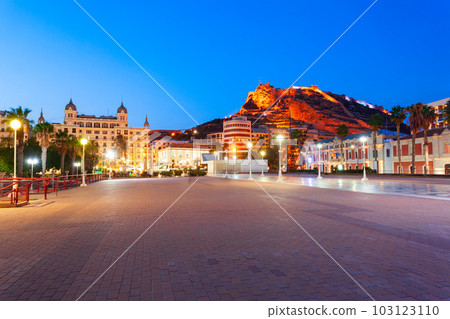 Santa Barbara Castle in Alicante, Spain 103123110