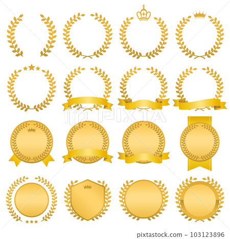 Laurel and ribbon frame Laurel and ribbon frame 103123896