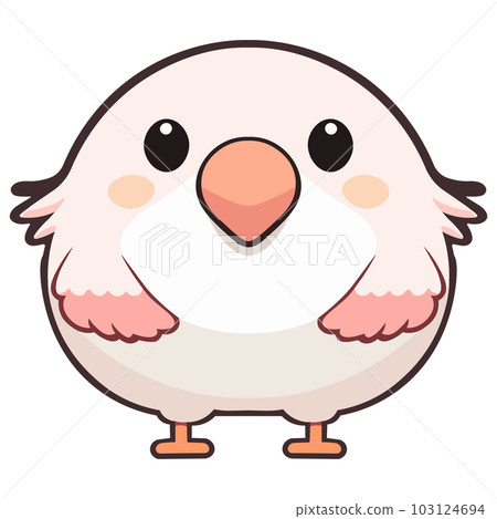 funny cute flamingo, vector illustration funny cute flamingo, vector illustration 103124694