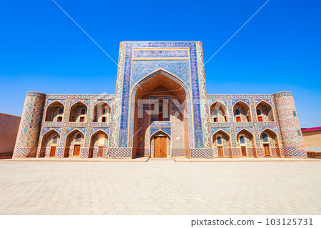 Kosh Madrasah ensemble in Bukhara, Uzbekistan 103125731