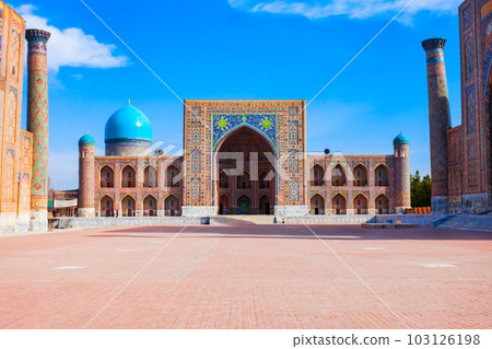 Registan ancient city in Samarkand, Uzbekistan 103126198