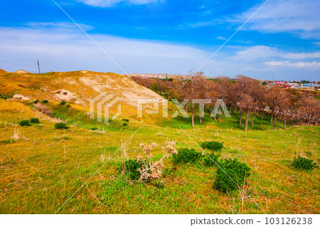 Afrasiyab or Afrosiyob archaeological site in Samarkand Afrasiyab or Afrosiyob archaeological site in Samarkand 103126238