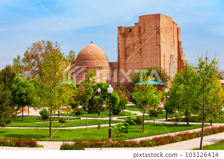 Dorus Saodat Jahangir Mausoleum in Shakhrisabz Dorus Saodat Jahangir Mausoleum in Shakhrisabz 103126414