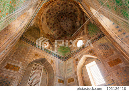 Dorut Tilovat Complex interior in Shahrisabz Dorut Tilovat Complex interior in Shahrisabz 103126418