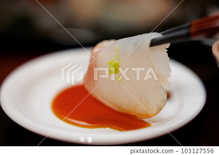 琵琶魚生魚片(青森縣風間浦村) 琵琶魚生魚片(青森縣風間浦村) 103127556