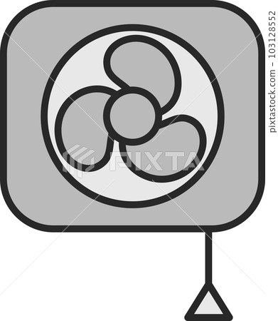 Color daily necessities illustration Ventilation fan 103128552