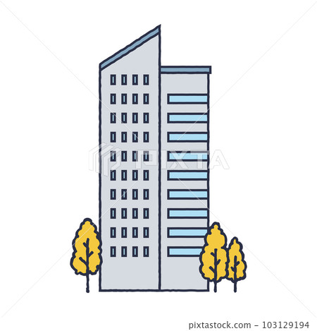 簡單的建築插畫 103129194