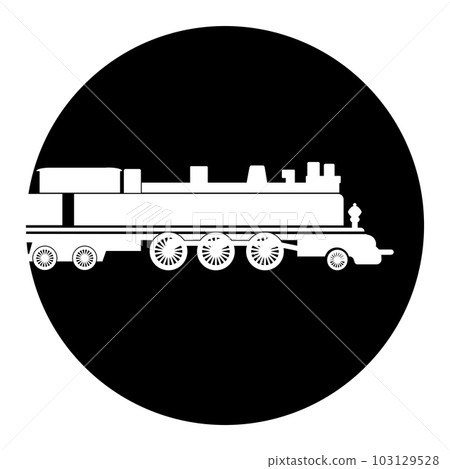 steam locomotive icon 103129528