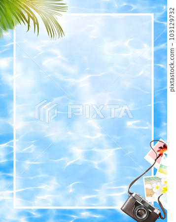 Summer travel image material 103129732