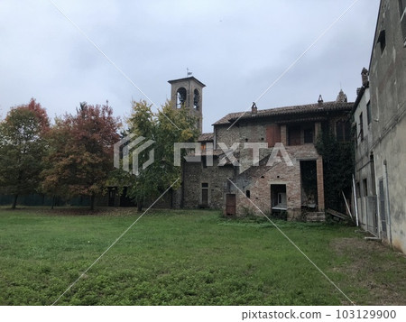 Italian medieval village near Piacenza Castell'arquato in Emilia Romagna Region Italian medieval village near Piacenza Castell'arquato in Emilia Romagna Region 103129900
