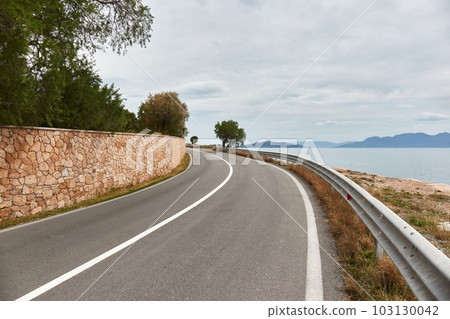 Coastal road in a Mediterranean environment 103130042
