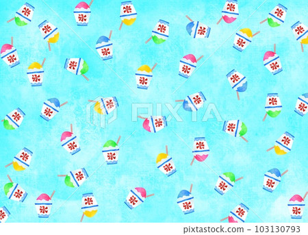 Shaved ice illustration wallpaper 1 Shaved ice illustration wallpaper 1 103130793