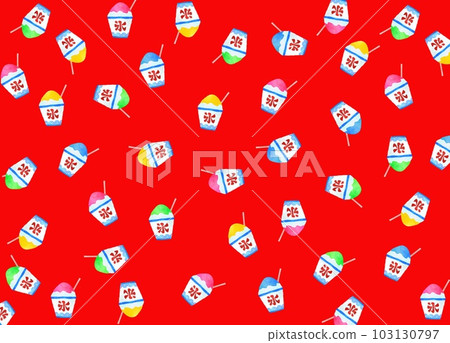 Shaved ice illustration wallpaper Shaved ice illustration wallpaper 103130797