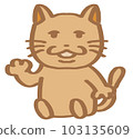 Loose cat sitting tea 103135609